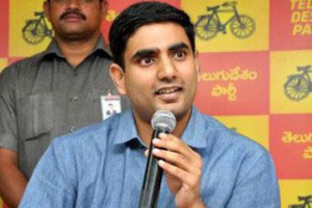 Nara Lokesh wants KCR to answer a few questions