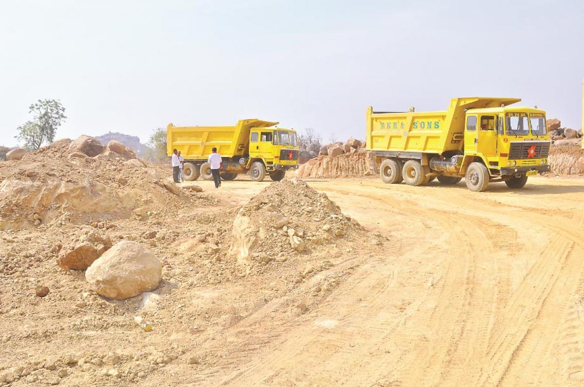 Illegal mining for gravel soil going on unabated