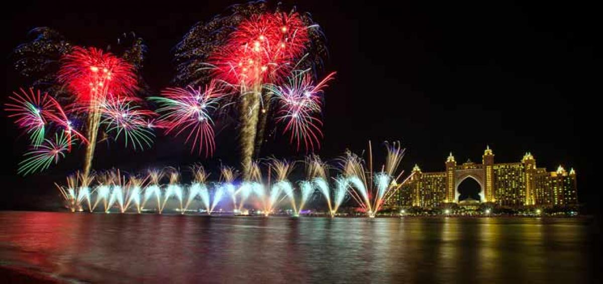 Fireworks 2016 at Atlantis, The Palm