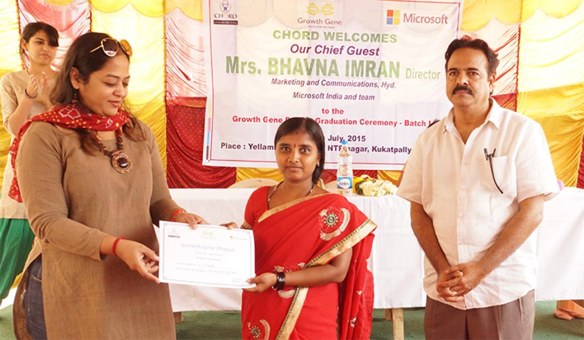 Microsoft assists Kukatpally slum women