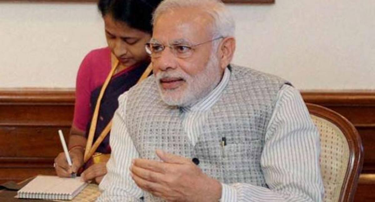 Modi in Bodh Gaya