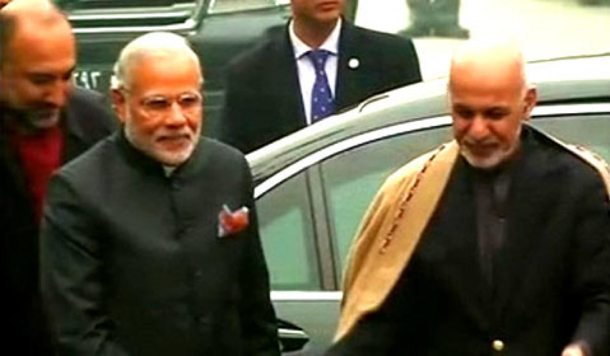 PM Modi meets Afghan President Ashraf Ghani