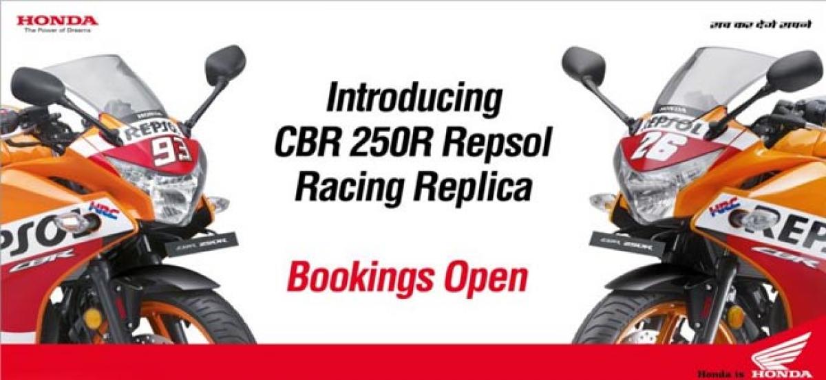 New Honda CBR 250R Repsol Honda Racing Replica Limited Edition Unveiled