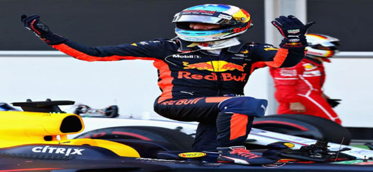 Daniel Ricciardo won a chaotic Azerbaijan Grand Prix