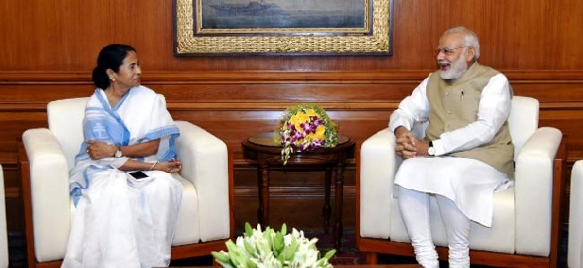 Mamata meets PM Modi, seeks early release of central funds worth Rs 10,000 crore