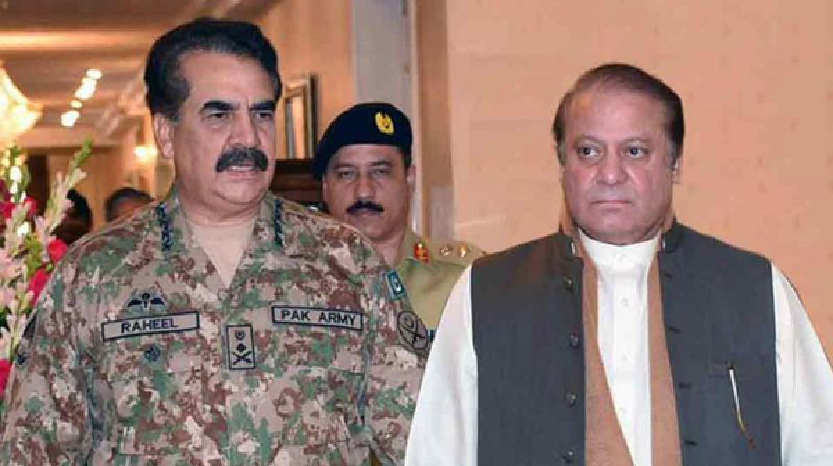 Pakistan PM Nawaz Sharif hails outgoing army chief Raheel Sharif