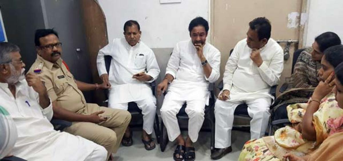 BJP MLA springs a surprise, stages protest at Mayor’s office