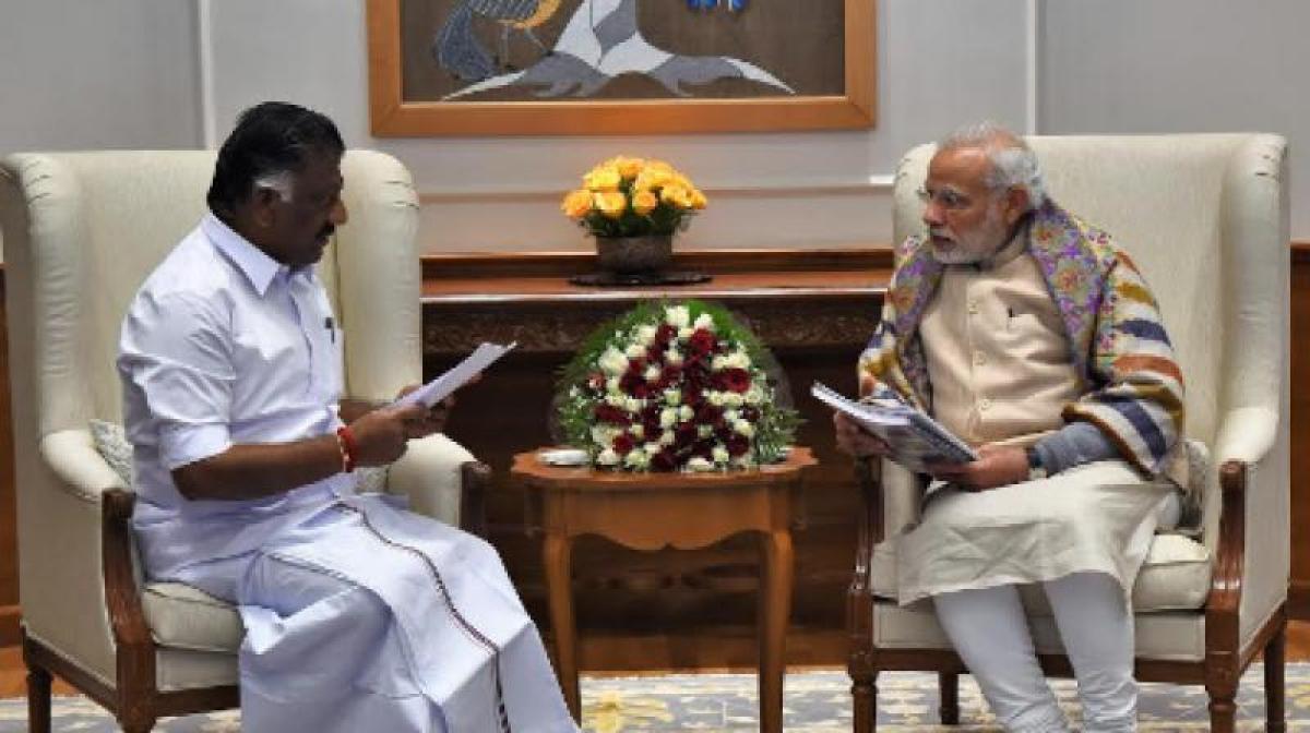 Tamil Nadu CM Panneerselvam thanks Modi for support to Jallikattu