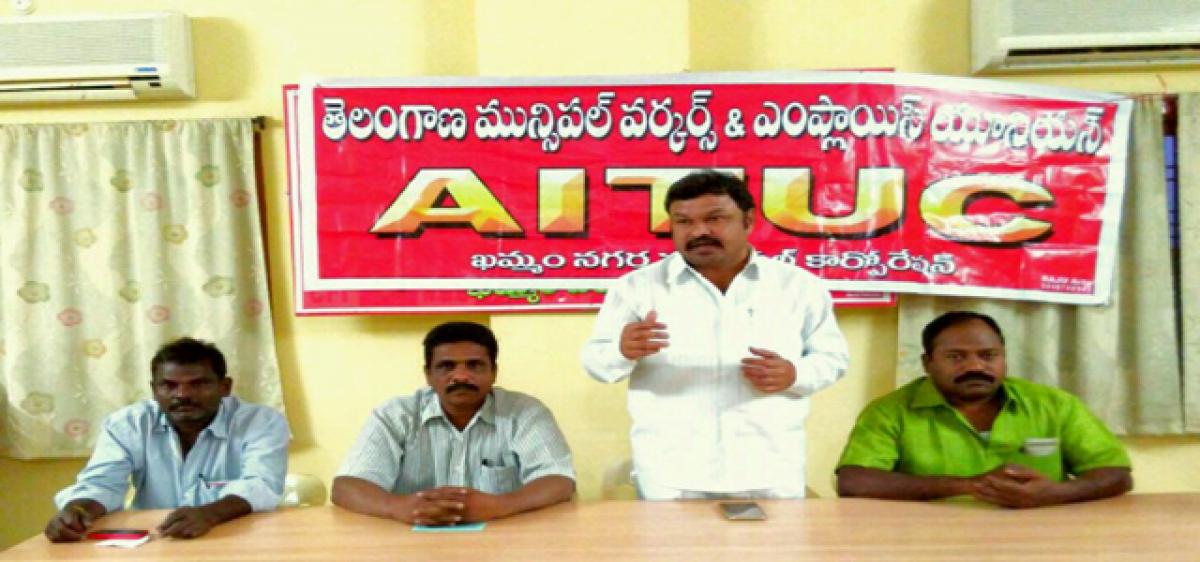 AITUC slams civic body