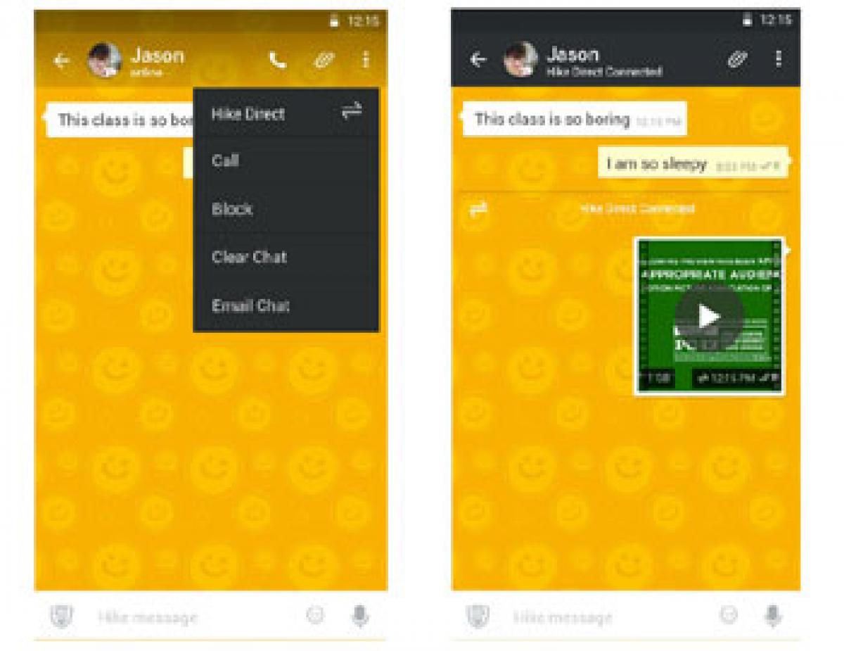 Hike messenger adds feature to operate without internet