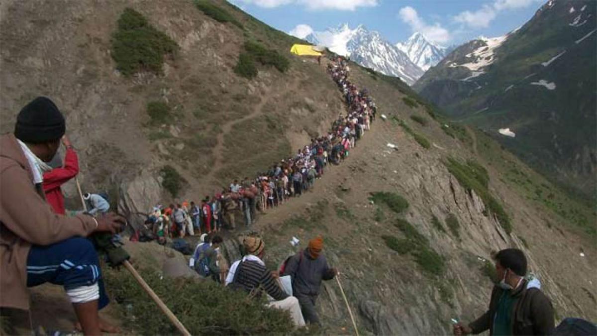 Amarnath Yatra first pilgrim batch begins holy trip