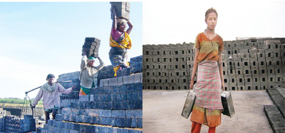 Childhood that chokes behind brick-kilns