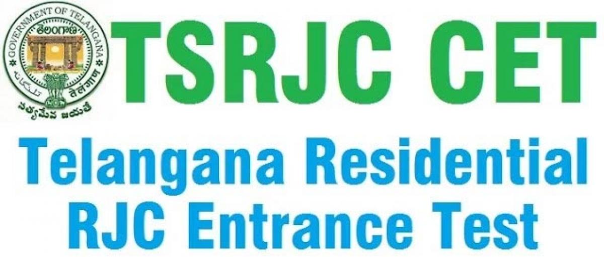 TSRJC CET on May 10