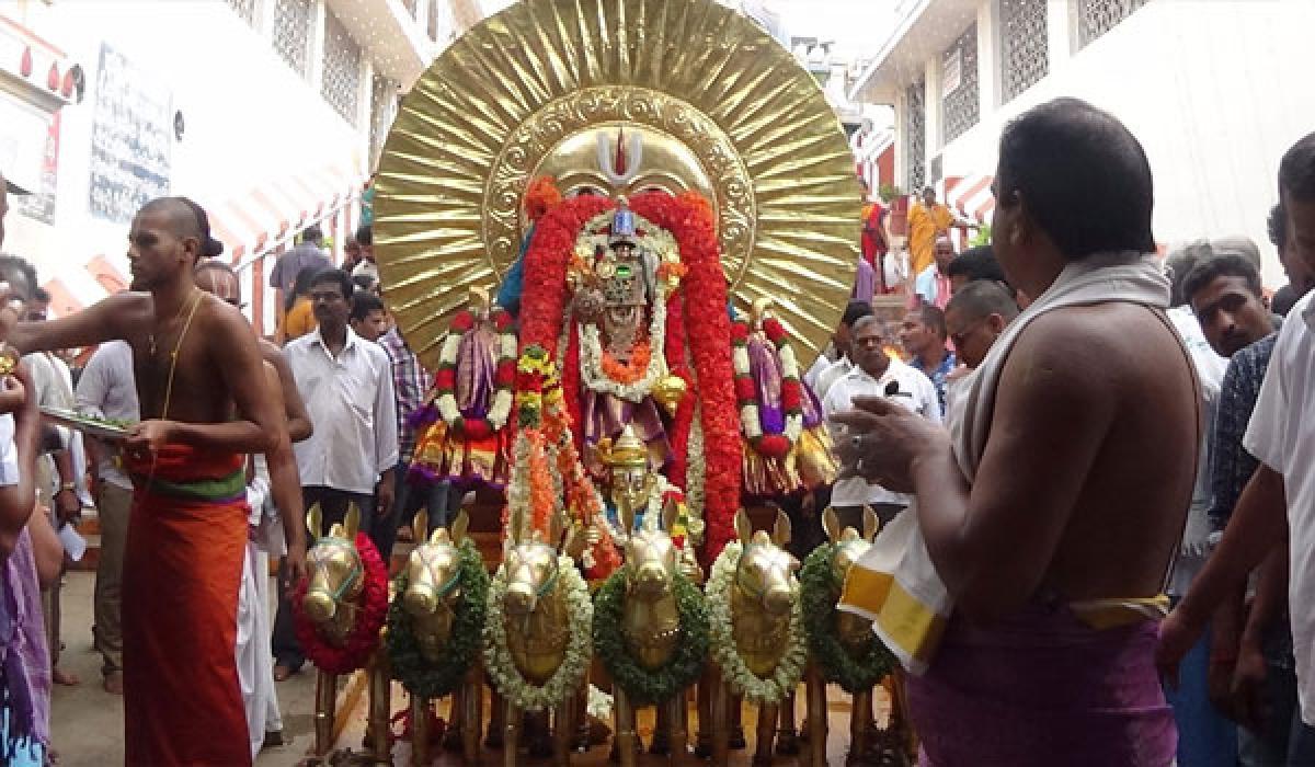 Devotees throng Dwaraka Tirumala