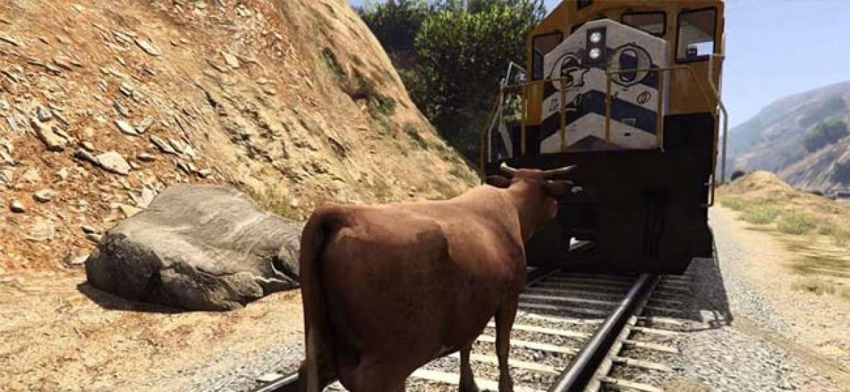 Train mows down three cows in Gurugram