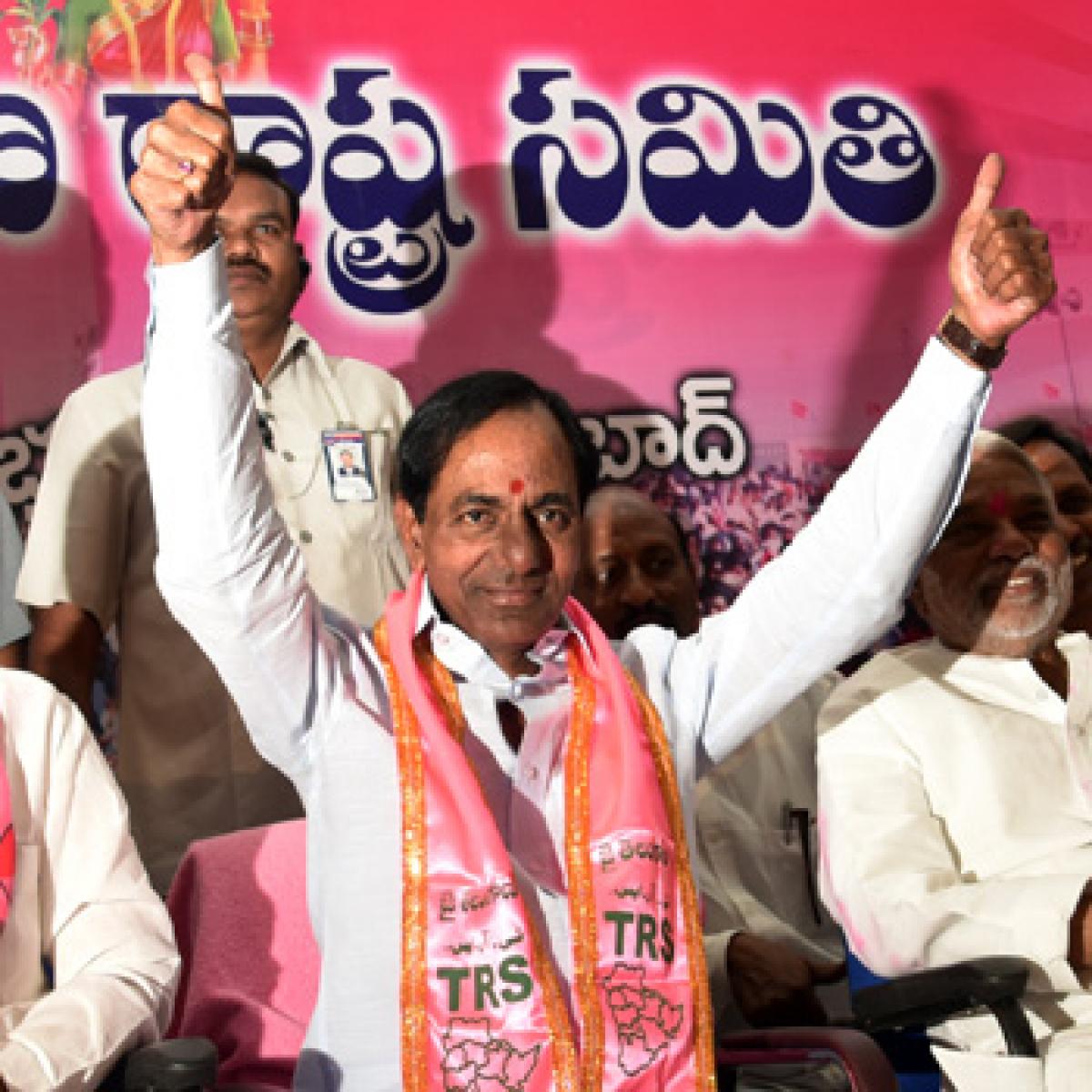 TRS smashes Opposition; TDP-BJP combine and Congress buried