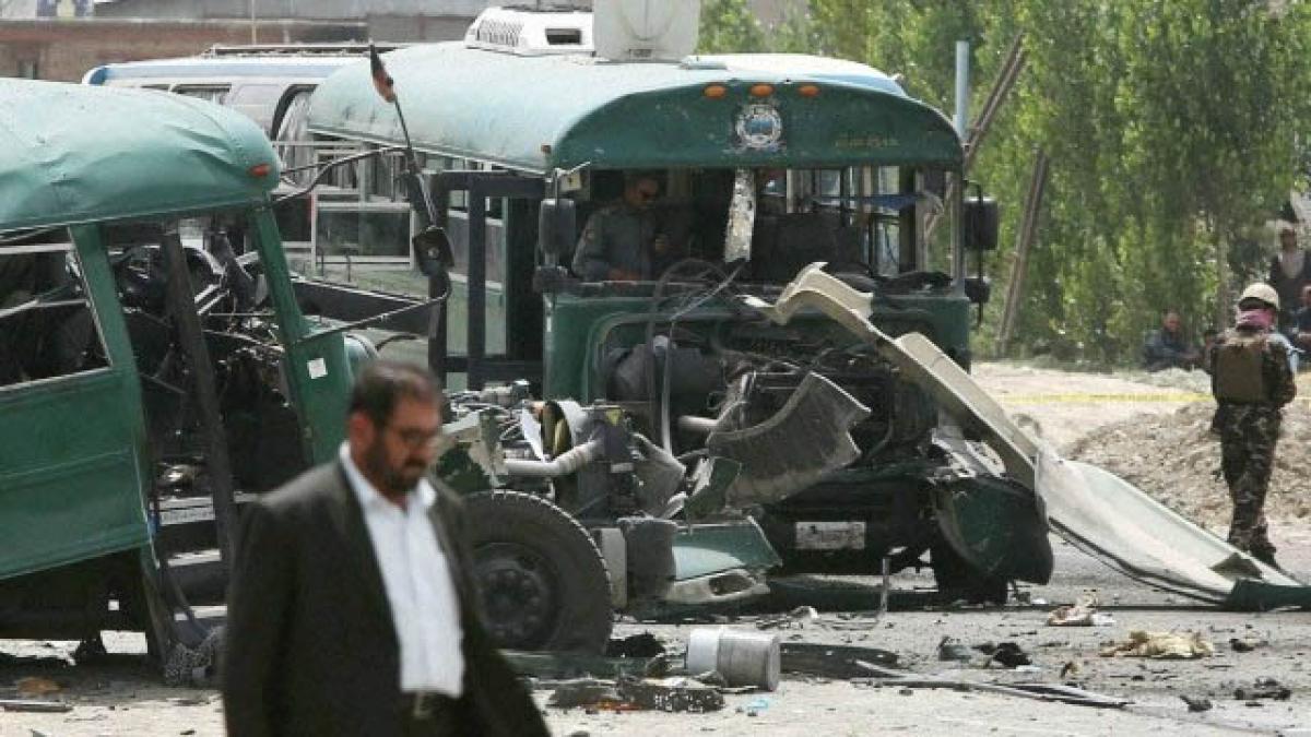 US condemns twin suicide bombings in Kabul