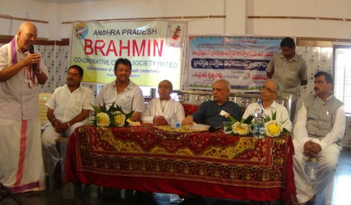 Taking steps for uplift of poor Brahmins: IYR Krishna Rao