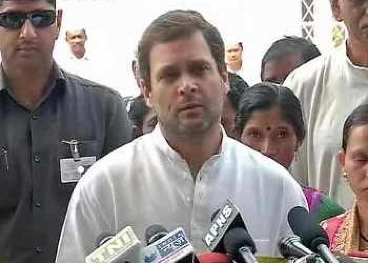 Attack me, spare the poor: Rahul Gandhi tells Govt