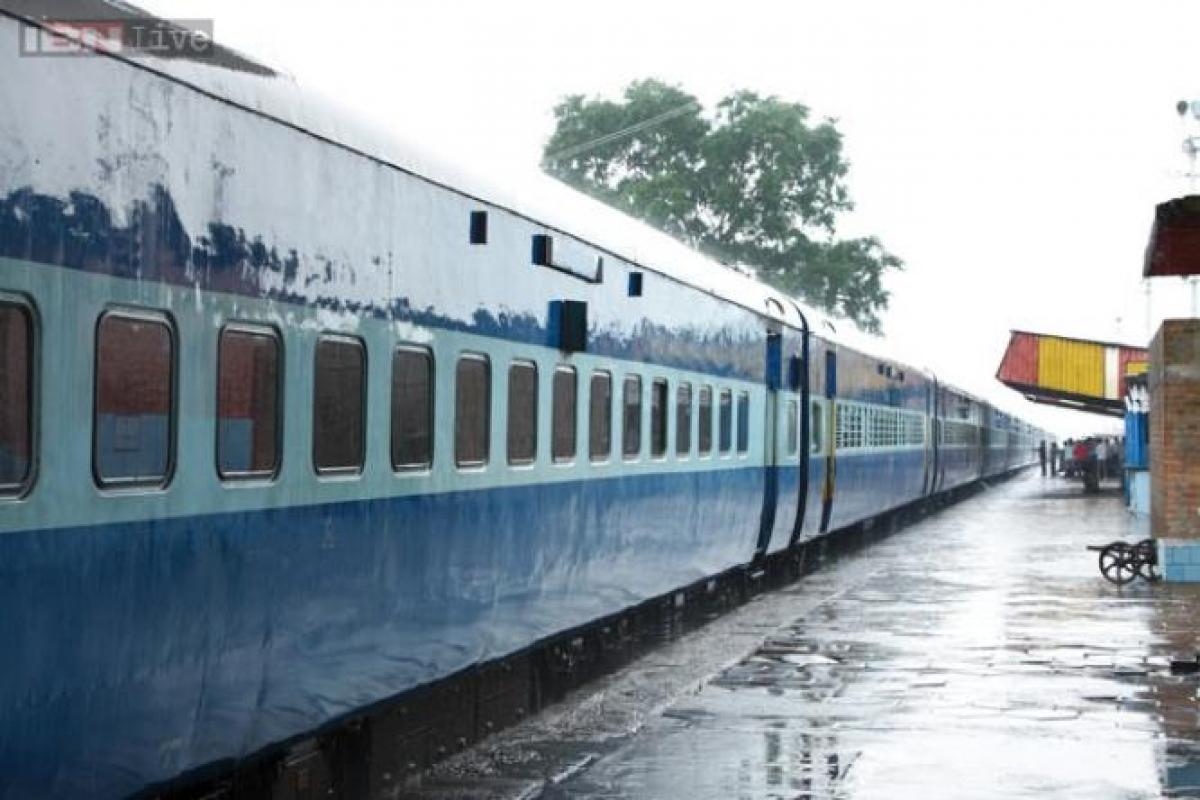 Train services affected with heavy rains in Anantapur