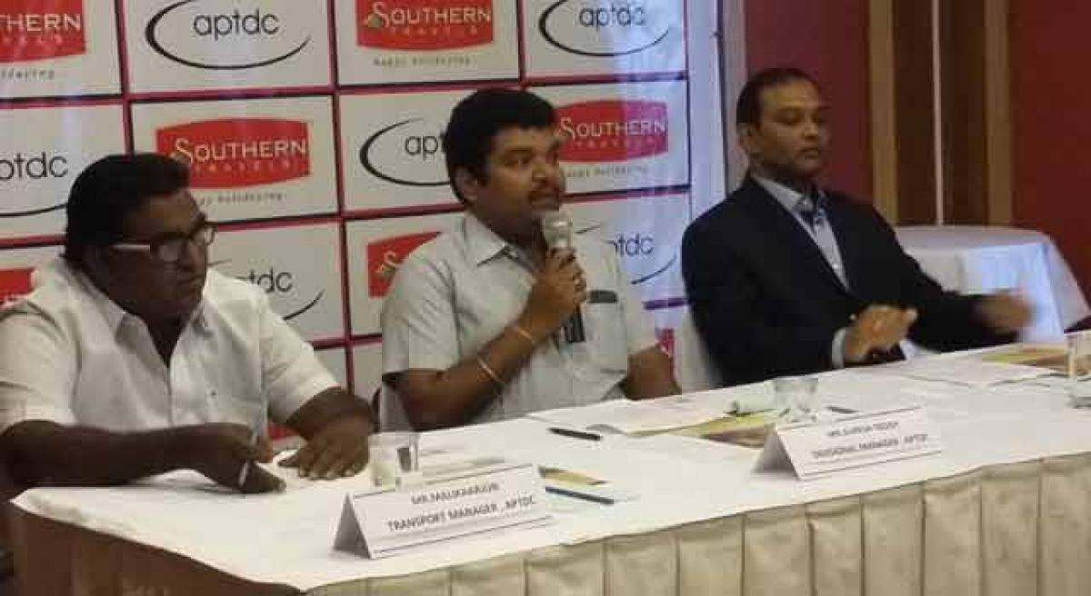 Volvo bus service jointly by APTDC and Southern travels from today