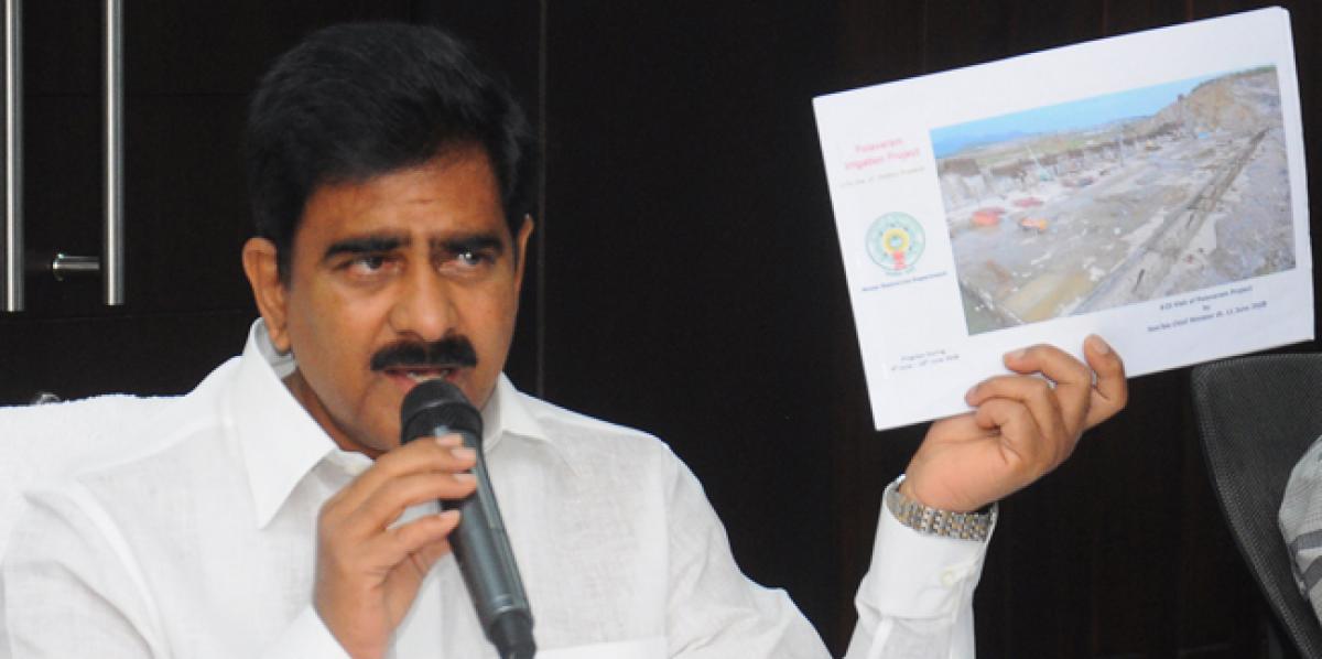 Stop false propaganda on Polavaram, Devineni to Jagan