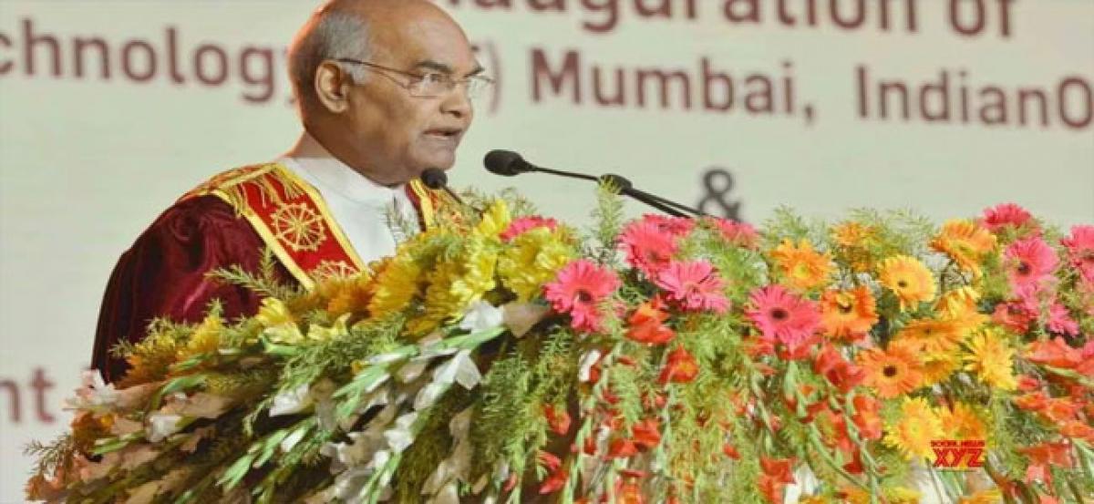 IITians should aspire to achieve best for society: President