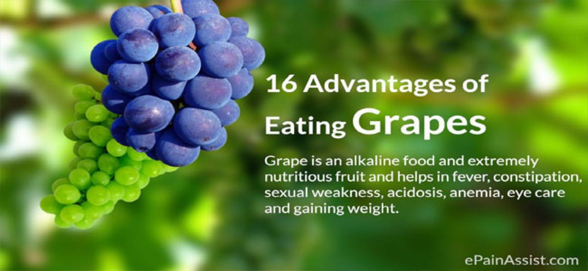 Eating grapes can end depression