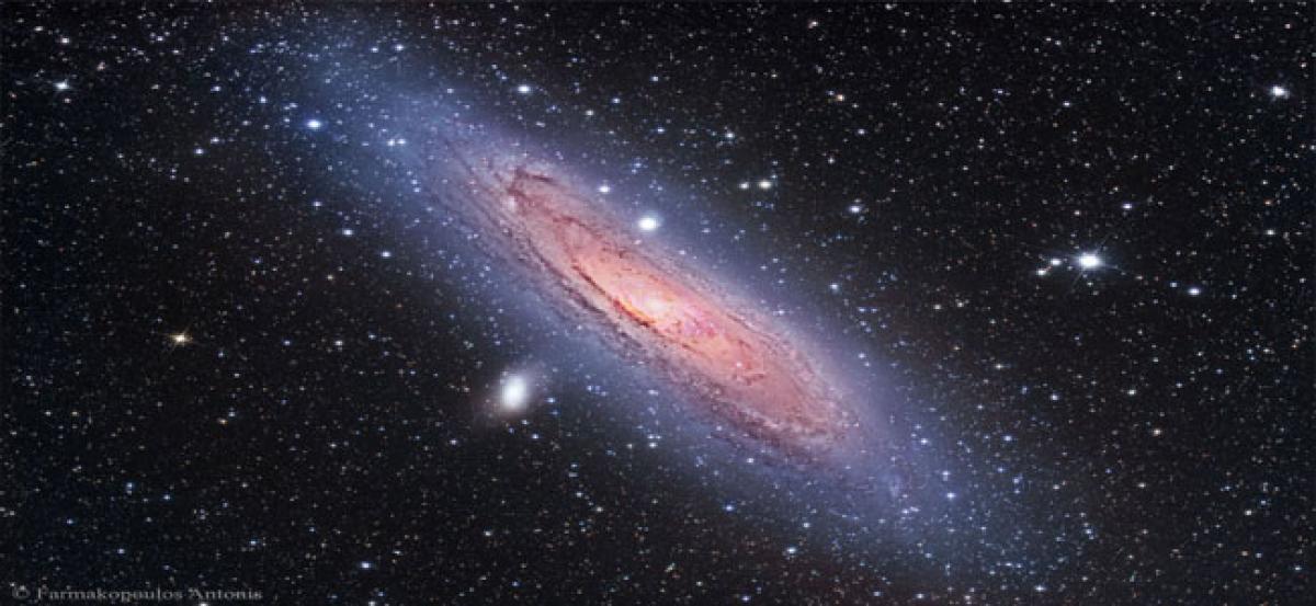 Milky Way, Andromeda galaxy are of same size