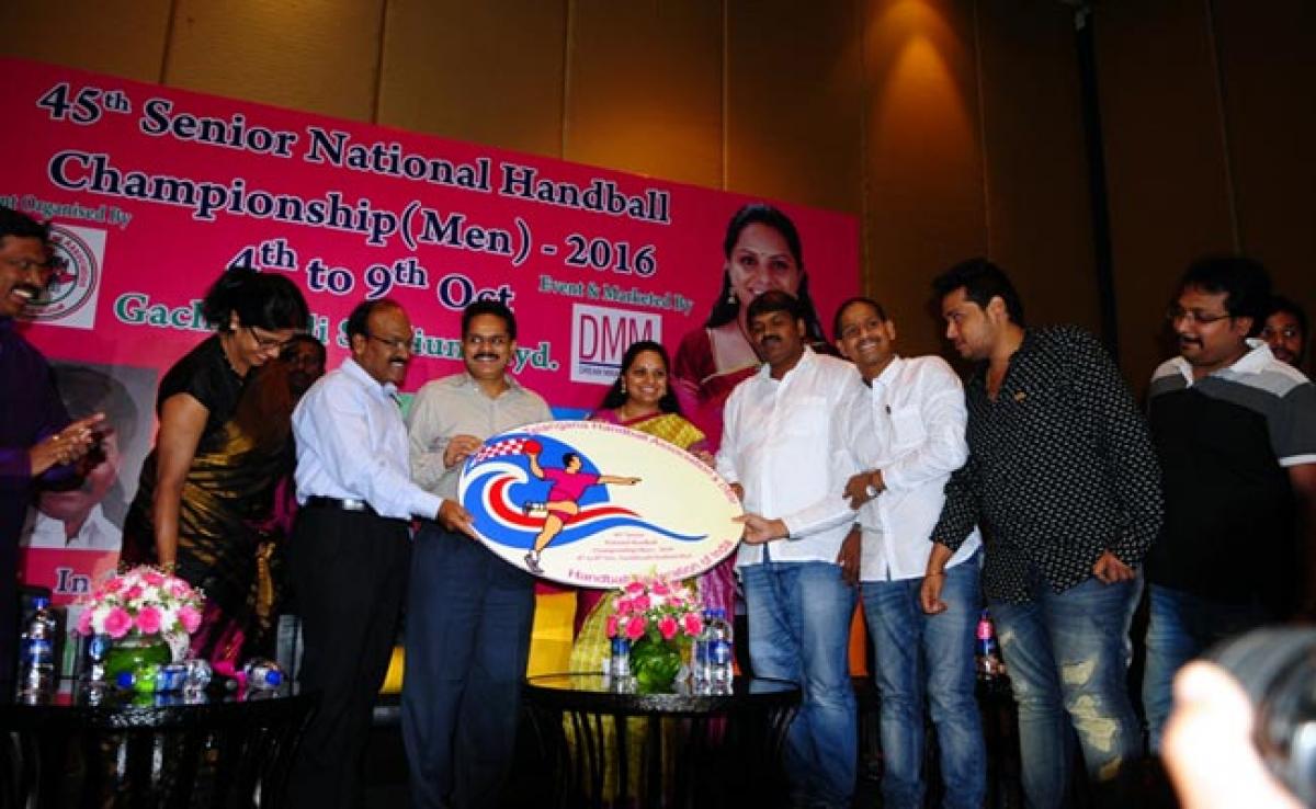 45th Senior National Handball Championship (Men) -2016 at Gachibowli