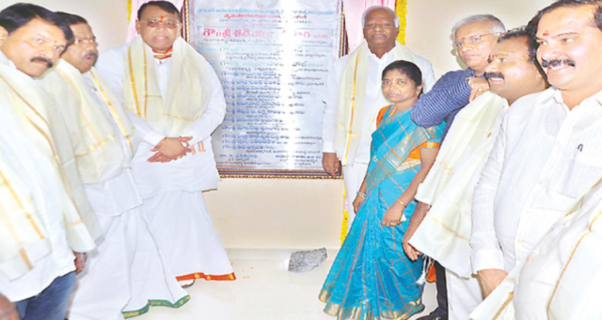 Agri College inaugurated at Regional Agriculture Research Station