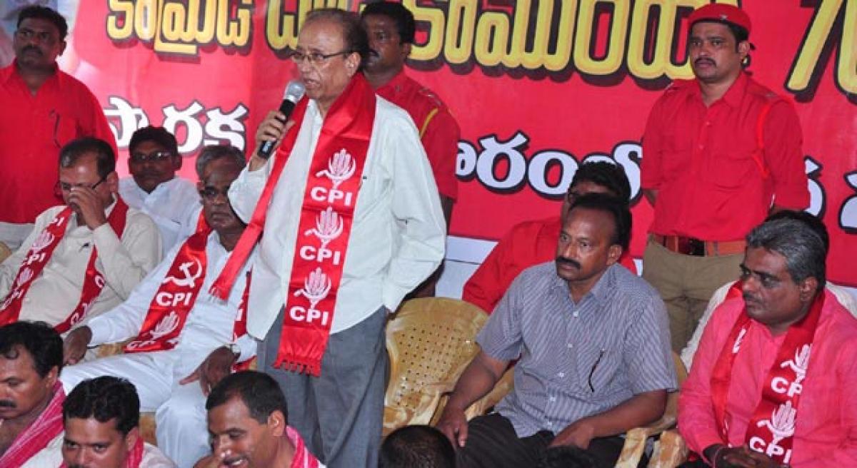 T armed struggle martyrs’  sacrifices neglected: CPI