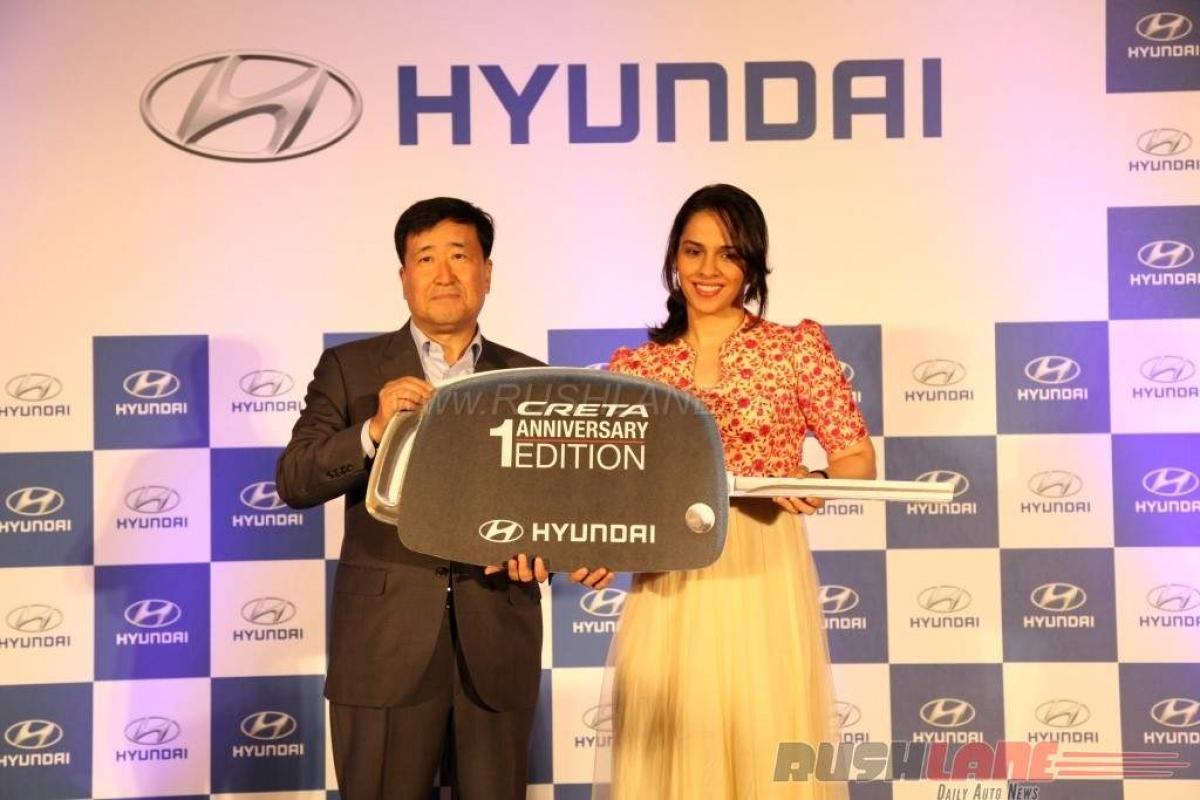 Saina Nehwal gets Hyundai Creta 1st anniversary edition