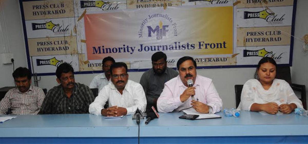 MJF to focus on woes of scribes in two States