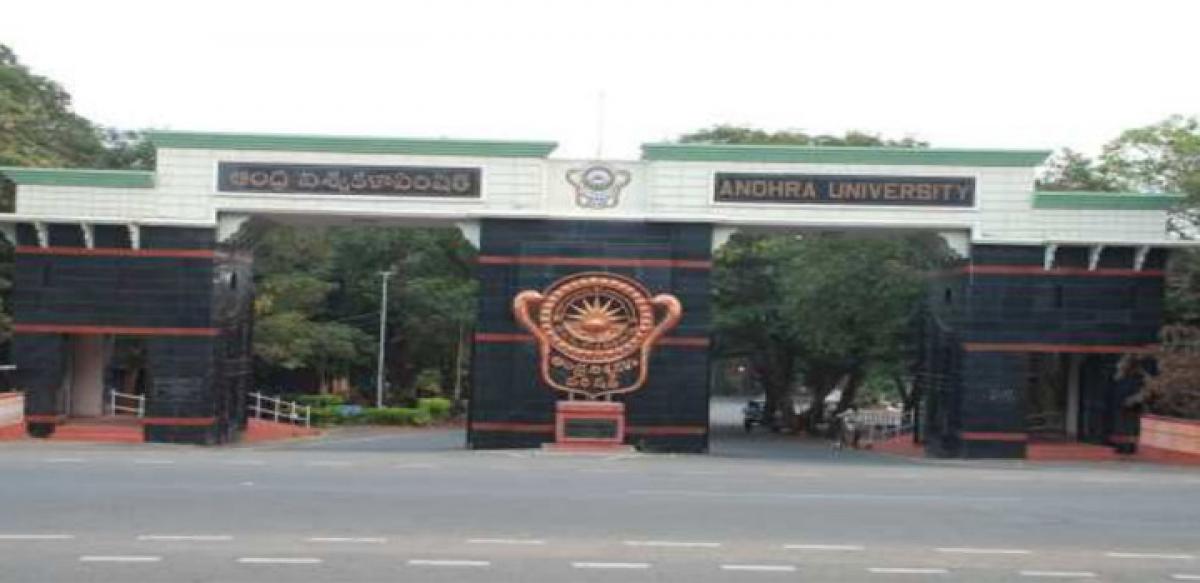 Andhra University journalism student bags second prize