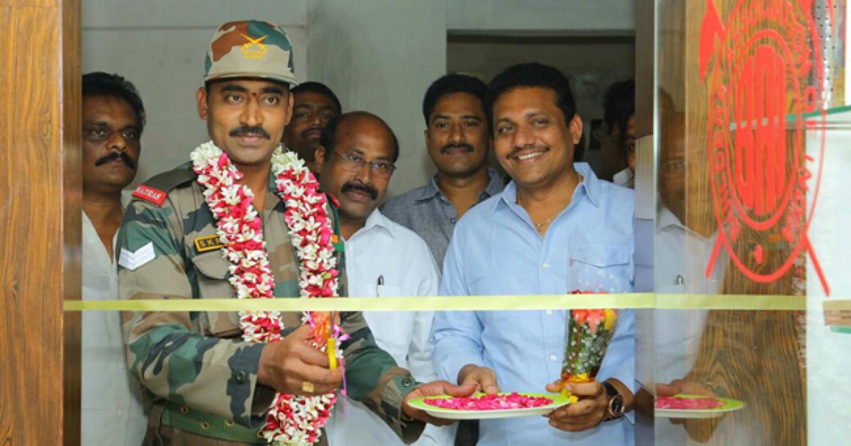 Army man inaugurates business establishment