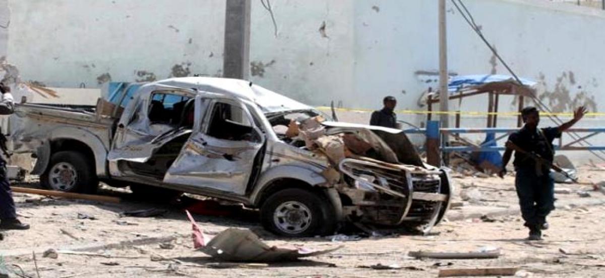 Suicide Bombers hit Somali capital at Peacekeeping base, 13 dead