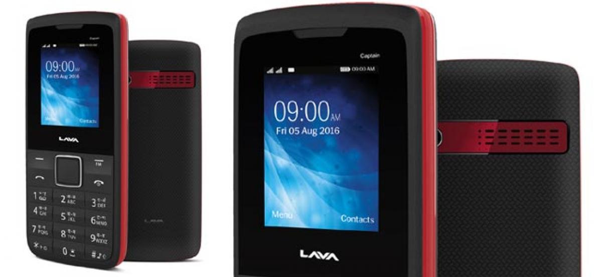LAVA introduces ‘Captain Series’ feature phones