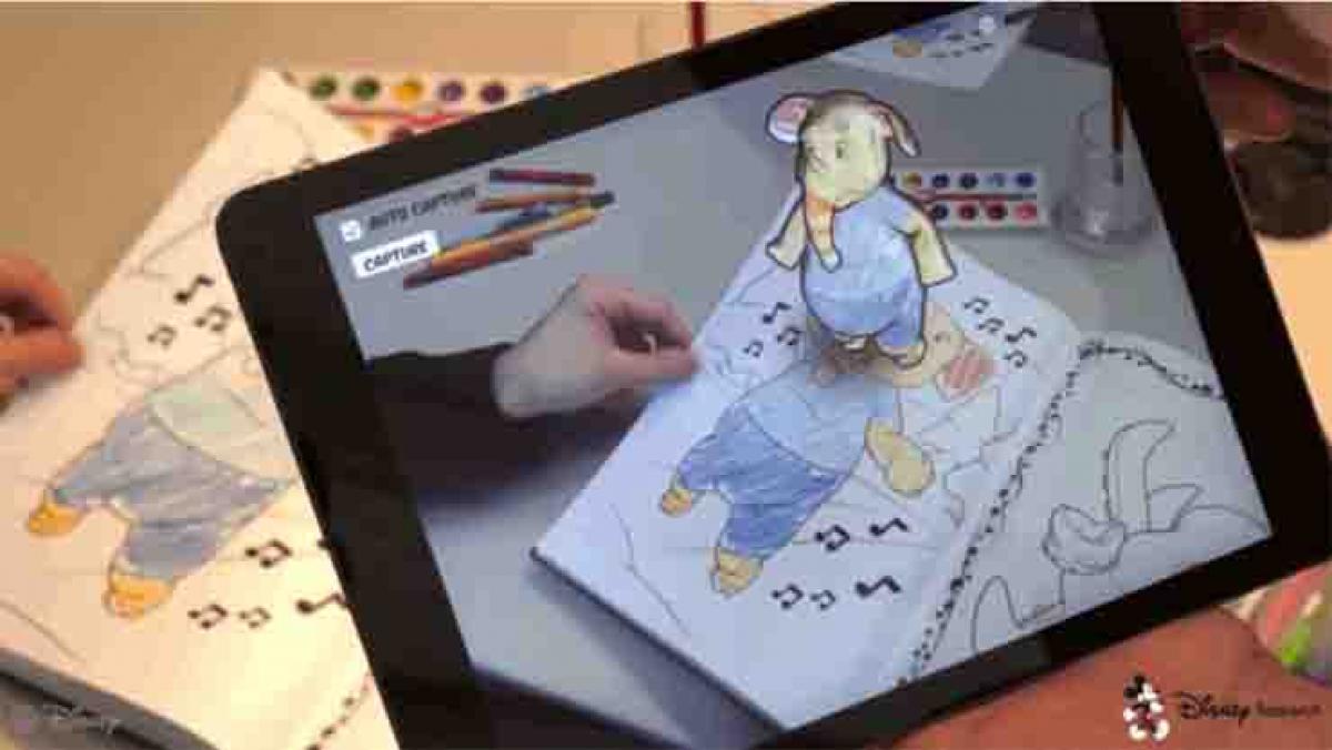 Disneys 3-D colouring books bring kids drawings to life