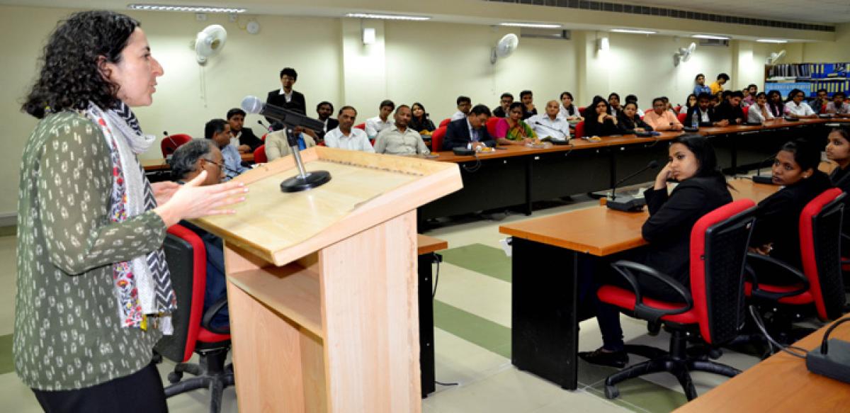 Guest lecture at ICFAI Law School