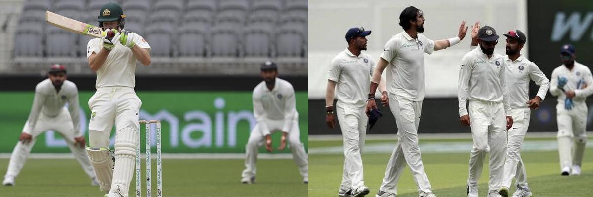 Cricket: Australia dismissed for 326 in second test against India