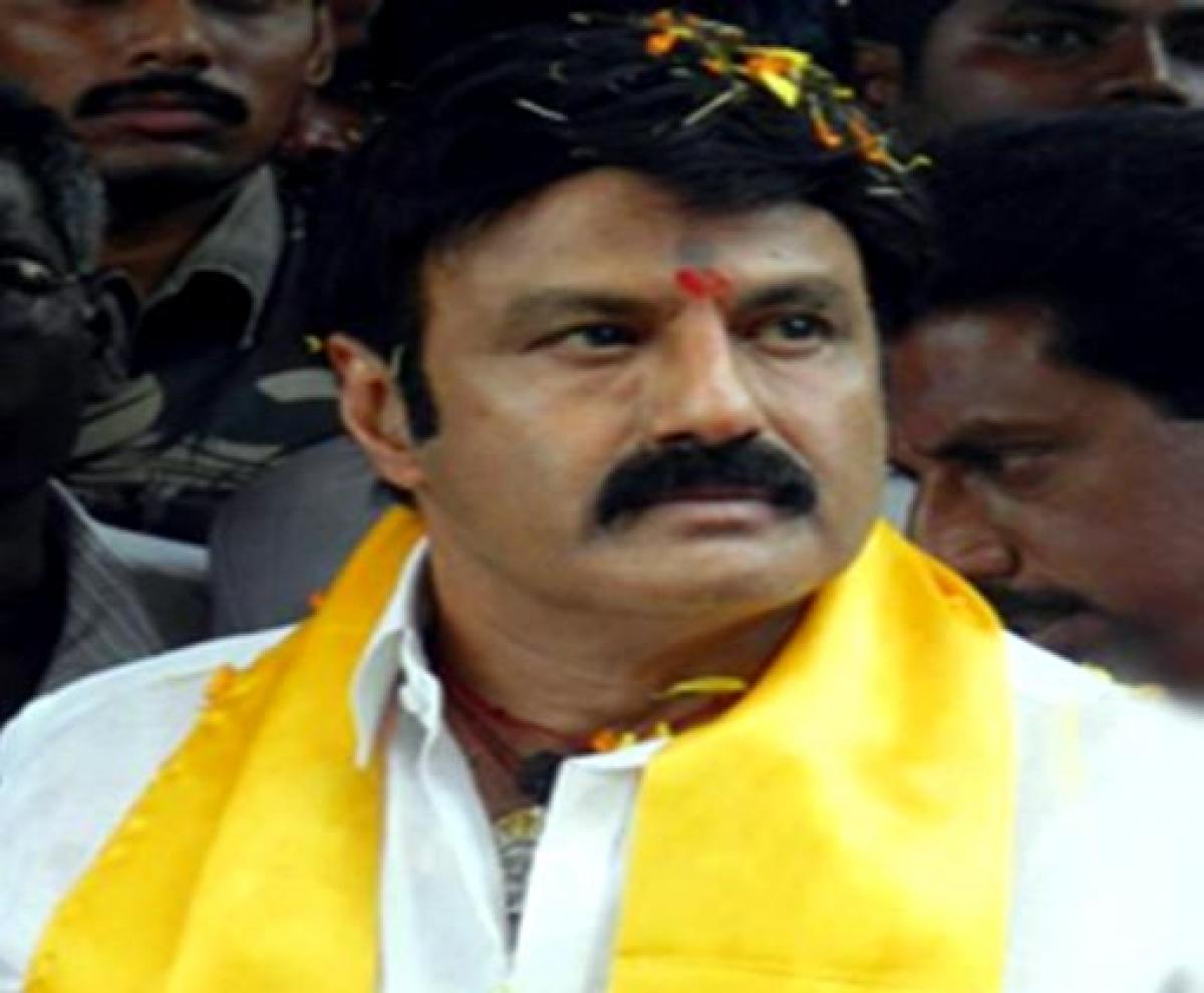 Balayya spotted in Anantapur