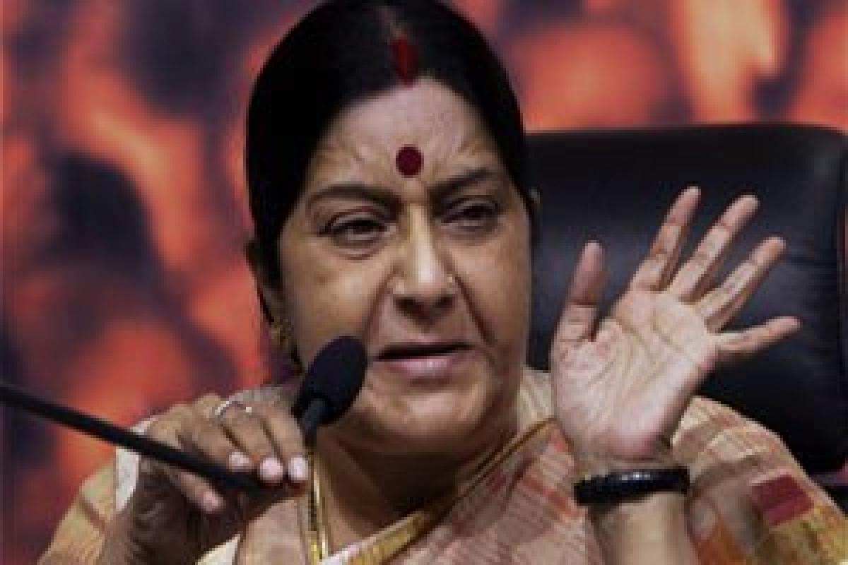 Sushma accepts debate with Congress, but will Modi be present?