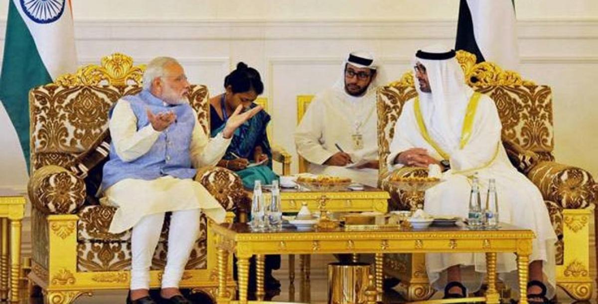 Modi meets Abu Dhabi crown prince