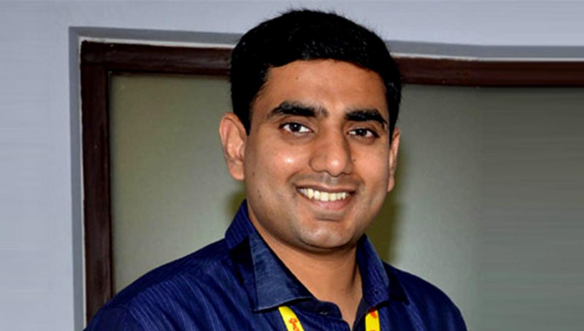 Cant I afford US education being NTRs grandson: Nara Lokesh