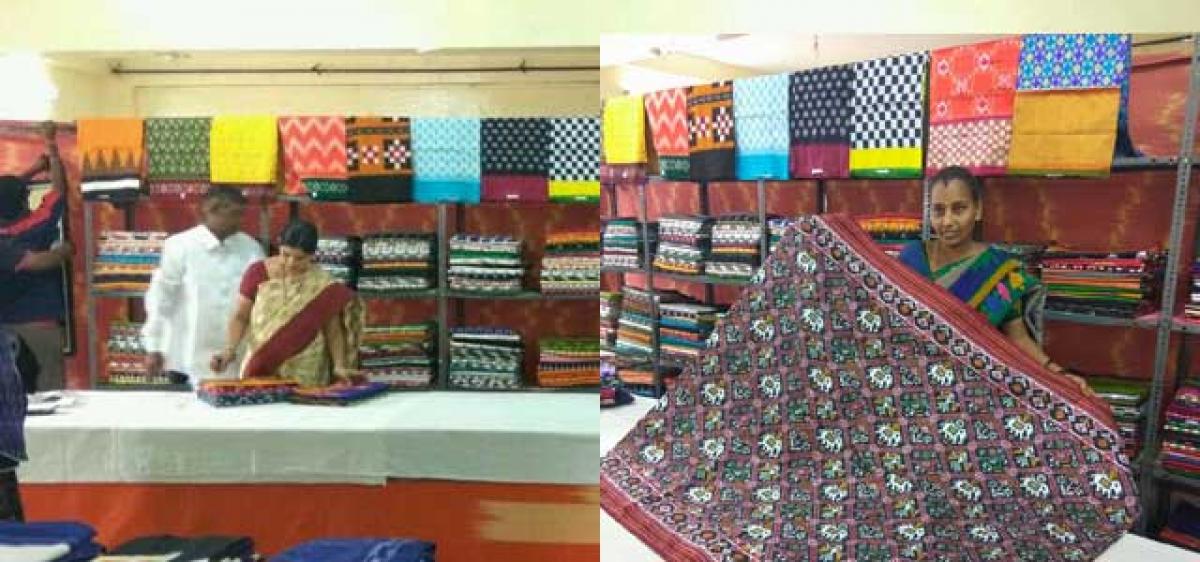 Showcase of handloom weaves