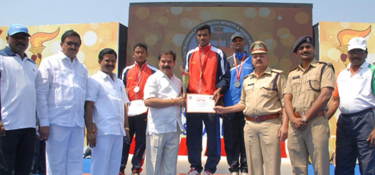 Warangal Commissionerate leads medals tally in Police Games & Sports Meet