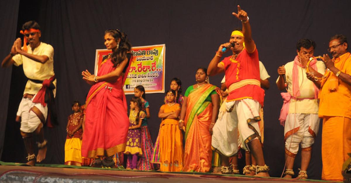 Folk songs event enthrall audience