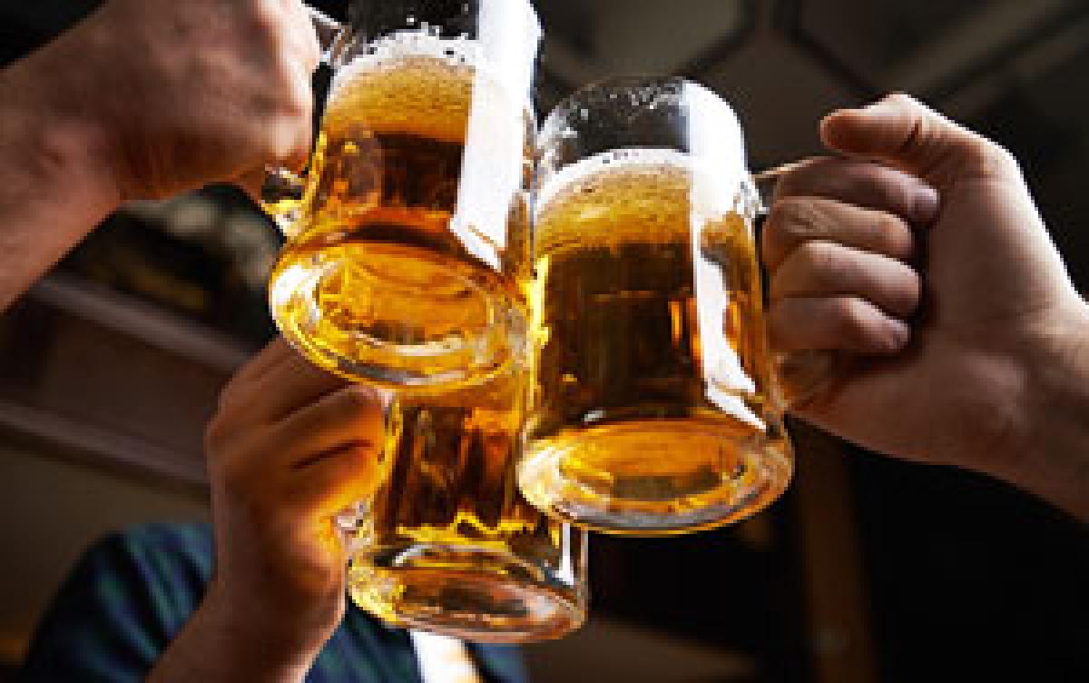 Bottoms up! Beer sales hit the roof