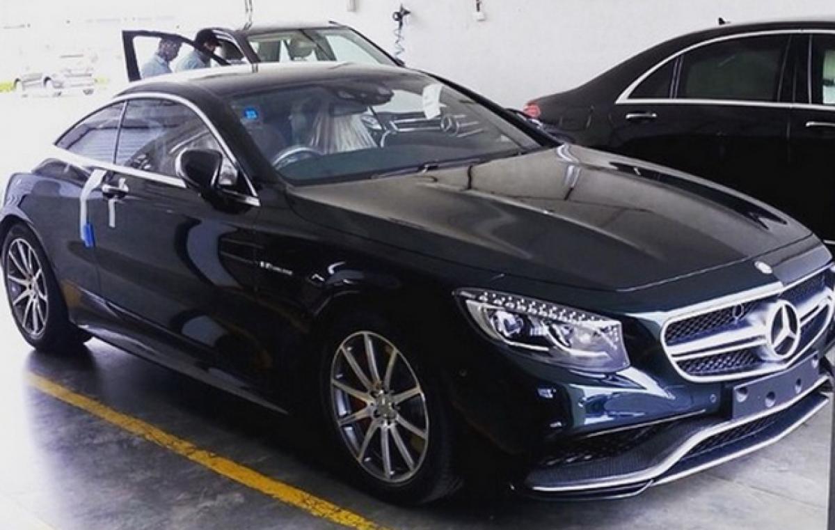 Mercedes S63 AMG Coupe spotted